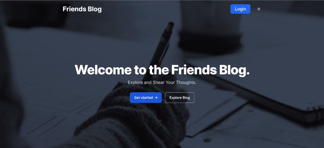 Friends Blog