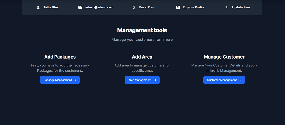 ISP management System